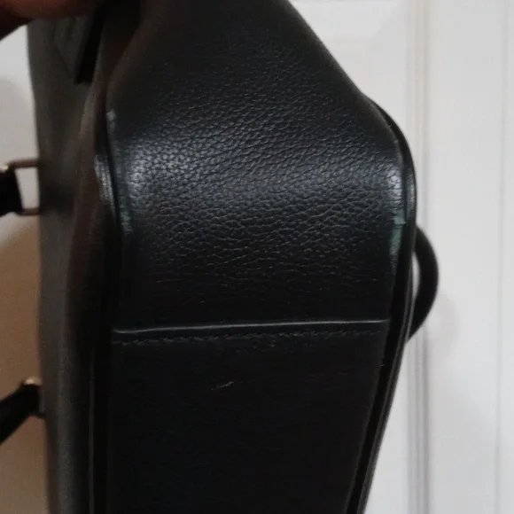 Men's Coach Beckett Slim Brief In Black Smooth Calf Leather